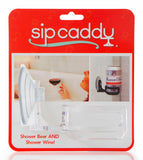 SipCaddy® SHOWER BEER & BATH WINE Holder - Clear