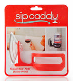 SipCaddy® SHOWER BEER & BATH WINE Holder - Red
